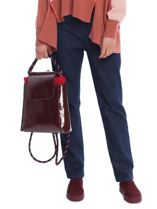 Бордова сумка MAX&CO : фото 3 - Invogue